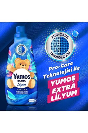 Yumoş Extra Lilyum Konsantre Çamaşır Yumuşatıcı 1440 Ml 60 Yıkama X2