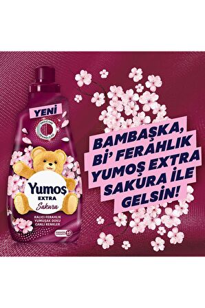 Yumoş Extra Çamaşır Yumuşatıcı Sakura 1440 ml X4