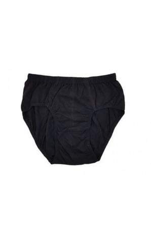Siyah %100 Pamuklu 5 Adet Erkek Slip Külot