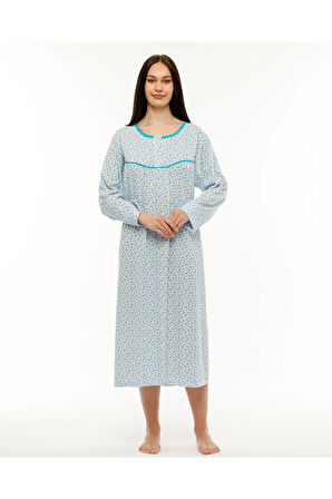 Anne, Hastane Geceliği Battal Rahat Kalıp Yazlık %100 Pamuk Kumaş