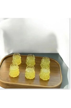 Boncuk Kahve Yanı Bardak 6'lı Mini Üzüm Bardak Boncuk Şekilli Pinterest Bardak 75ml ISIYA DAYANIKLI