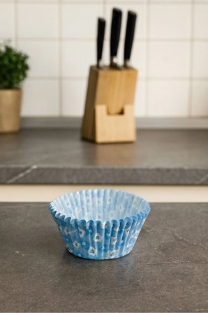 100 Adet Muffin Cupcake Kağıdı, Renkli Kağıt Muffin Kek Kalıbı Desenli