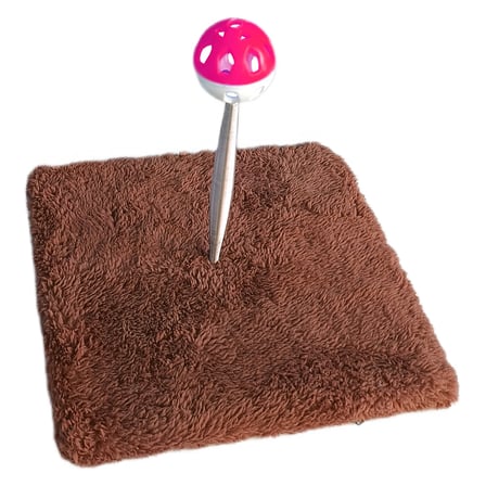 Yaylı Toplu Hacıyatmaz Kedi Aktivite Oyuncağı 16-20 cm Kahverengi - SF-HCYTMZ-KHV