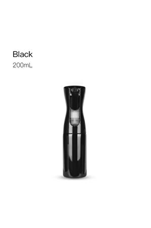 safestore Siyah Çok Amaçlı Yüksek Basınçlı Sprey Şişesi Fısfıs Çiçek Sulama Su Kuaför Spreyi Şişesi 200ml