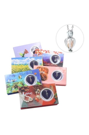 3 Adet İstiridye İçinde İnci Kolye – Orijinal Gerçek İnci, Kolye Ucu Ve Zincir, Hediyelik Pearl Necklace Oyster Pendant