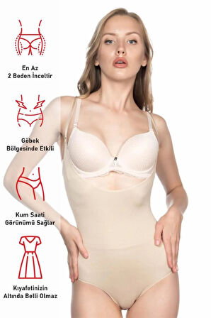 Ten 2023 Göğsü Açık Body Korse