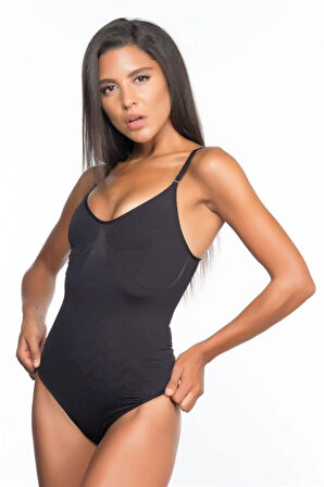 Siyah 2072 Ince Body Korse