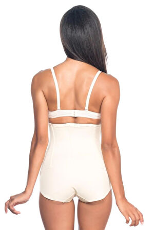 Kadın Ten Balenli Mideli Slip Korse Yeni Sezon (1 Adet Ekonomik)