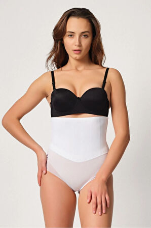 Siyah Tül Karyokalı Slip Lazer Korse Xxl Yeni Sezon