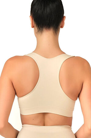 Kadın Ten Toparlayıcı Sporcu Sütyen
