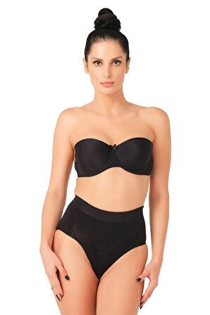 Kadın Korse Düşük Bel Ince Slip (1 Beden Inceltir) Loğusa Ten