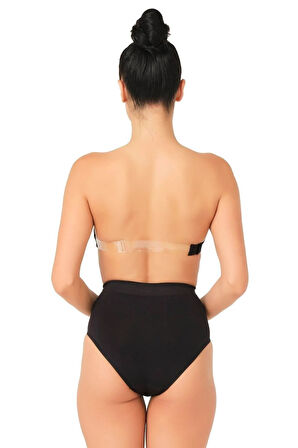 Kadın Korse Düşük Bel Ince Slip (1 Beden Inceltir) Loğusa Ten