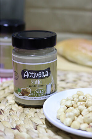 Activella Sütlü Fındık Ezmesi 330gr %40 Fındıklı X2