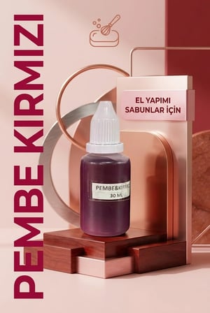 Kendi Sabununu Yap! 10 KG Şeffaf Sabun Bazı + Şeftali Esansı +Pembe Kırmızı Boya