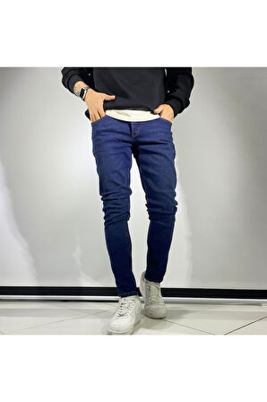 Likralı Slim Fit Erkek Jean Pantolon