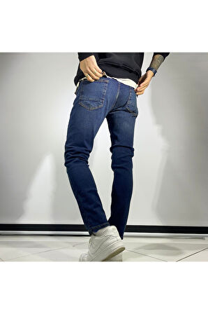 Likralı Slim Fit Erkek Jean Pantolon