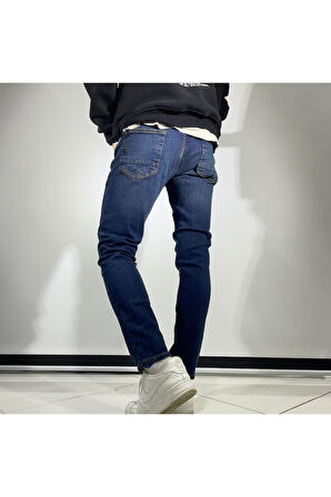 Likralı Slim Fit Erkek Jean Pantolon