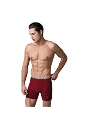 Erkek Lacivert Compact Cotton Uzun Boxer 3 Adet
