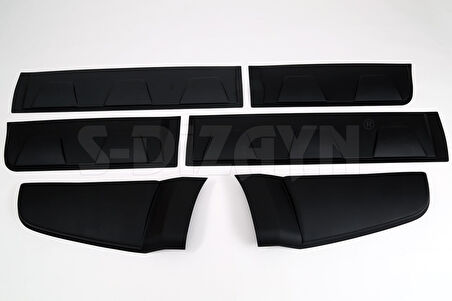 Isuzu D-Max Kapı Koruma Ve Çamurluk Kaplaması Dodik Seti Abs Plastik 2012-2019