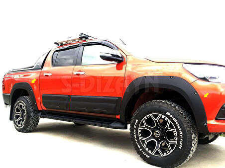 Toyota Hilux Çamurluk Kaplaması Dodik Seti Abs Plastik Vidalı 2015-2020