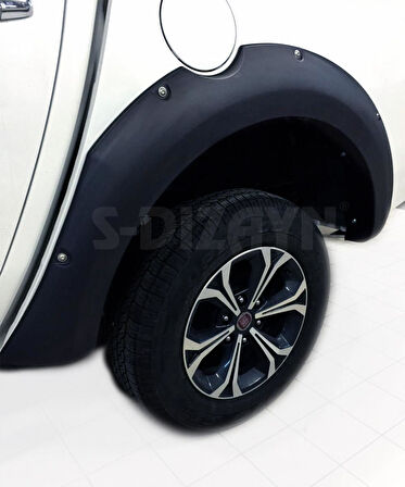 Mitsubishi L200 Çamurluk Kaplaması Dodik Seti Abs Plastik Vidalı 2015-2019