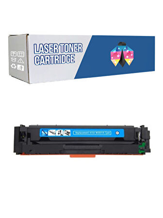 Safir Toner Canon CRG-055 i-Sensys LBP-662Cdw 2.400 Syf  Mavi Çipsiz Muadil Toner