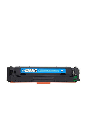 Safir Toner Canon CRG-055H / CF415X 5.900 Syf  Mavi Çipsiz Muadil Toner  