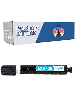 Safir Toner Canon C-EXV-28 Mavi 38.000 Syf  Muadil  Toner