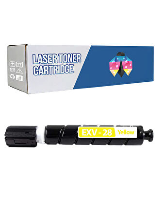 Safir Toner Canon imageRUNNER Advance C5255i C-EXV-28 Sarı 38.000 Syf  Muadil Toner