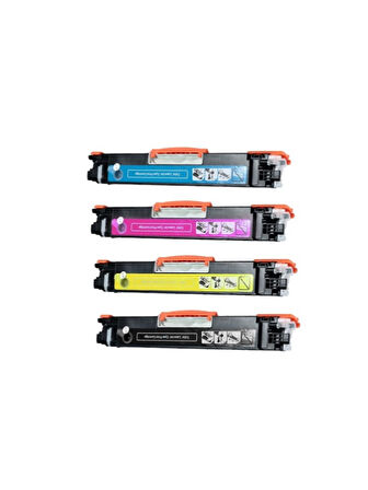 Safir Toner Canon CRG-729 / İ-Sensys LBP-7010 CMYK 1 Set  Muadil Toner