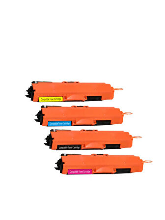 Safir Toner  Canon CRG-729 / İ-Sensys LBP-7018C CMYK 1 Set   Muadil Toner