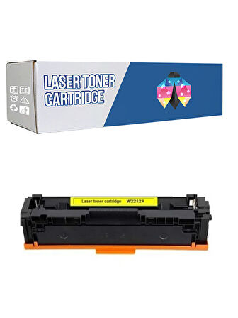 Safir Toner Hp 207A-W2212A Color LaserJet Pro MFP M283fdw 1.250 Syf Sarı Çipli Muadil Toner