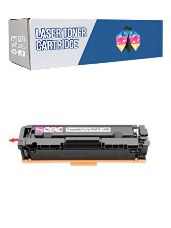 Safir Toner Hp 415A-W2033A LaserJet Pro MFP M479dw - M479fdn Kırmızı 2.400 Syf Çipli Muadil Toner