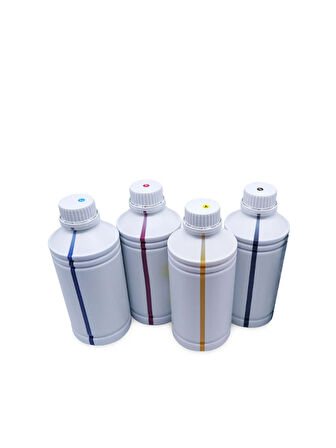 Safir Toner Canon  E484 1 Litre Cmyk Muadil Mürekkep Seti 