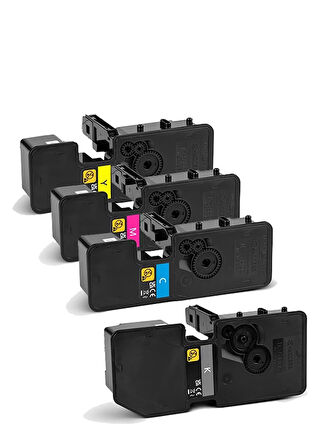 Safir Toner Kyocera ECOSYS P5021cdw TK-5220 CMYK 1 Set Muadil Toner