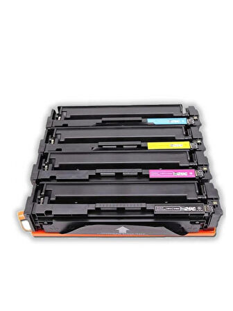 Safir Toner Hp 125A-CB540A Laserjet CP1215 - CP1217 CMYK  1 Set Muadil Toner