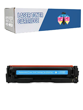 Safir Toner Hp Color  Pro MFP M477fnw 410A-CF411A  2,300 Syf Mavi Muadil Toner