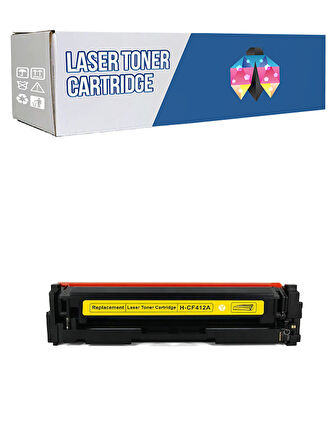 Safir Toner Hp Pro MFP M477fdw 410A-CF412A  2,300 Syf Sarı Muadil Toner