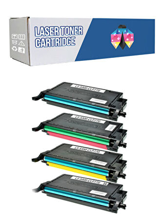 Safir Toner Samsung Clp-770-770ND /Clt-Y609S  CMYK 1 Set Muadil Toner