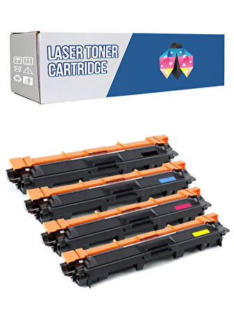 Safir Toner Brother  Tn-221-Tn241-Tn251-Tn261 MFC-9130CW CMYK 1 Set   Muadil Toner