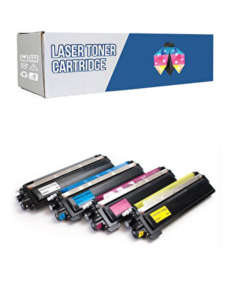 Safir Toner Brother Tn-210-Tn-230-Tn-240 HL-3070CW CMYK 1 Set   Muadil Toner