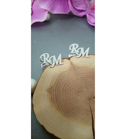 GÜMÜŞ KİŞİYE ÖZEL KOL DÜĞMESİ RM MODEL