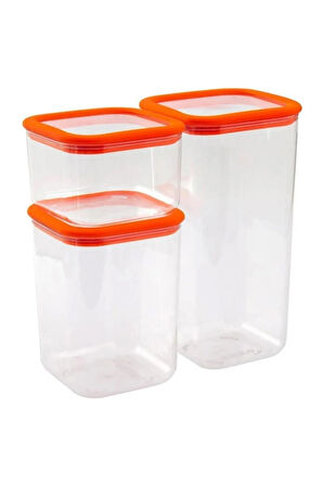 Mondecor Silikon Contalı 3 Boy Esnek Saklama Kabı Sft006