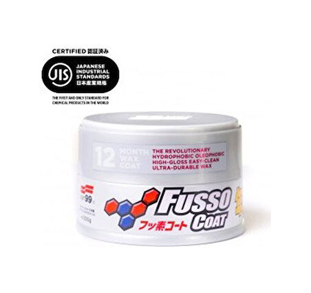 Soft99 Fusso Coat 12 Aylık Wax Açık Renk Avrupa Versiyon 200gr.