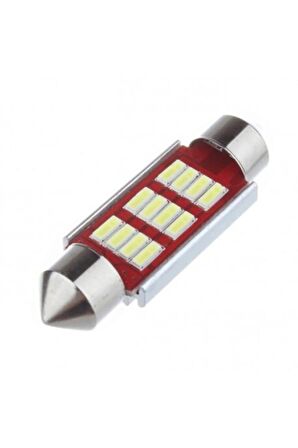 Sofit 12 Led Beyaz 12v Canbus Ampul Takimi 39mm