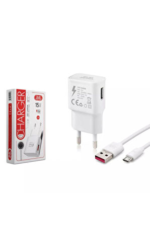 Subzero SG12 15W 3.1A Micro USB Hızlı Şarj Aleti – Ev Tipi Adaptör – Beyaz