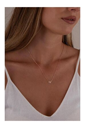 925 Ayar Gümüş Harf Kolye