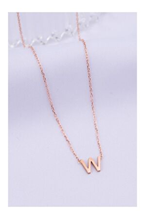 925 Ayar Gümüş Harf Kolye