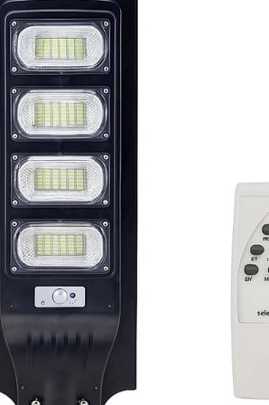 Solar Sokak Armatürü 400W 32000 Lümen Güneş Enerjili Dış Mekan Lambası Kumandalı 1 Adet BX-316699