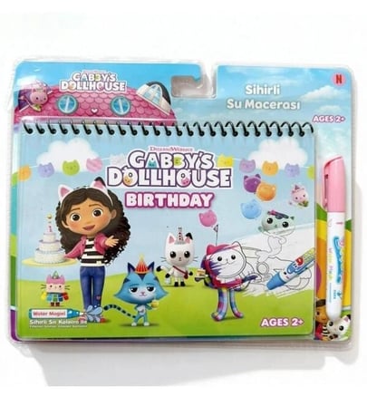 BK0011 GABBY DOLLHOUSE LİSANSLI BOYAMA KİTABI-GPT